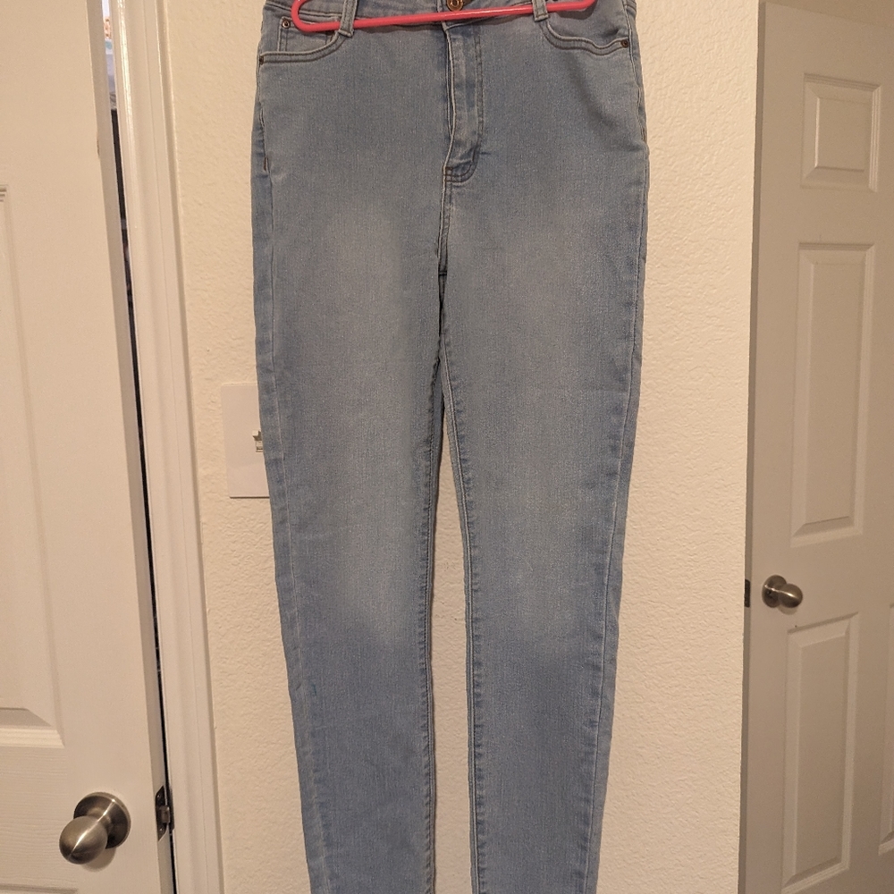 Fashion Nova Light Blue Skinny Jeans